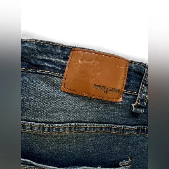 Hudson and Barrow stretch straight Jean jeans denim cotton 42 x 32 - Picture 8 of 8